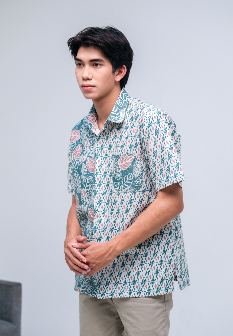 Aksa Men Shirt Green