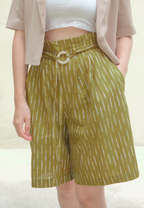 Nuria Midi Pants Olive