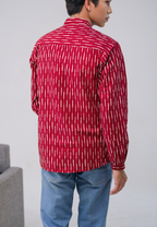 Bagas Men Shirt Maroon