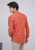 Bagas Men Shirt Brick
