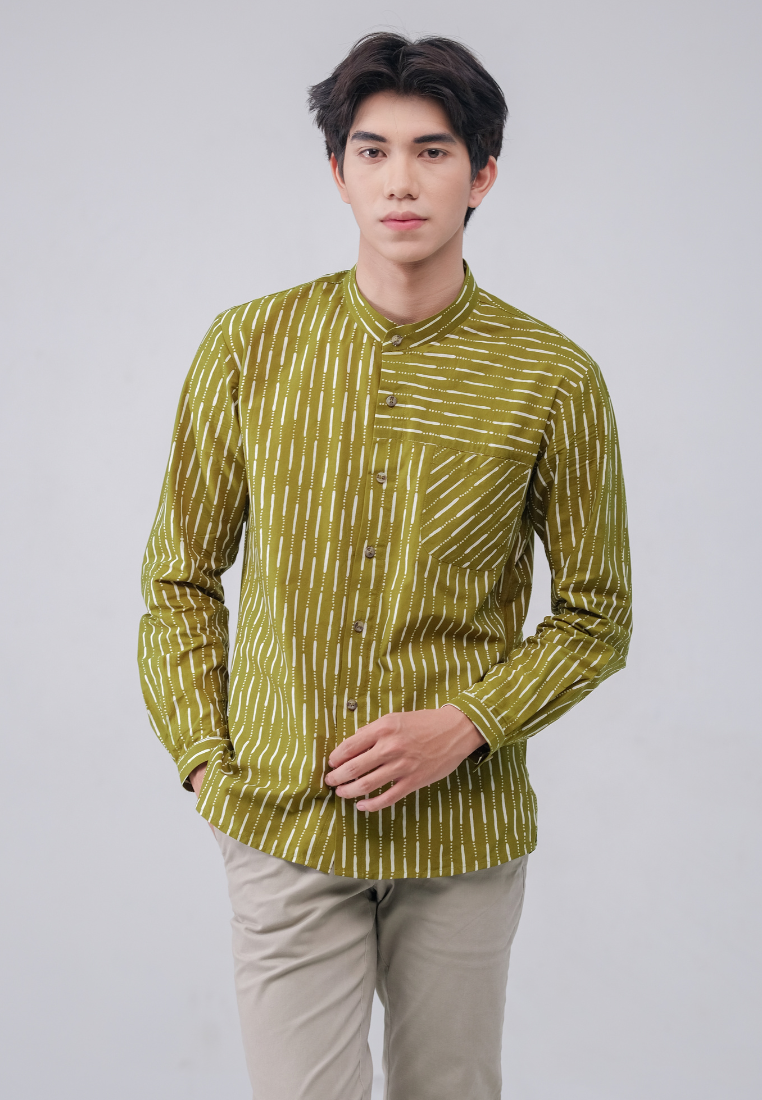 Bagas Men Shirt Olive