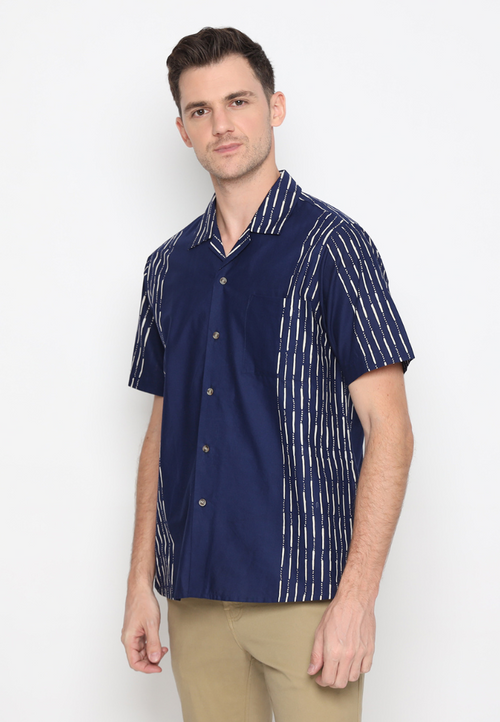 Catra Men Shirt Hujan Navy