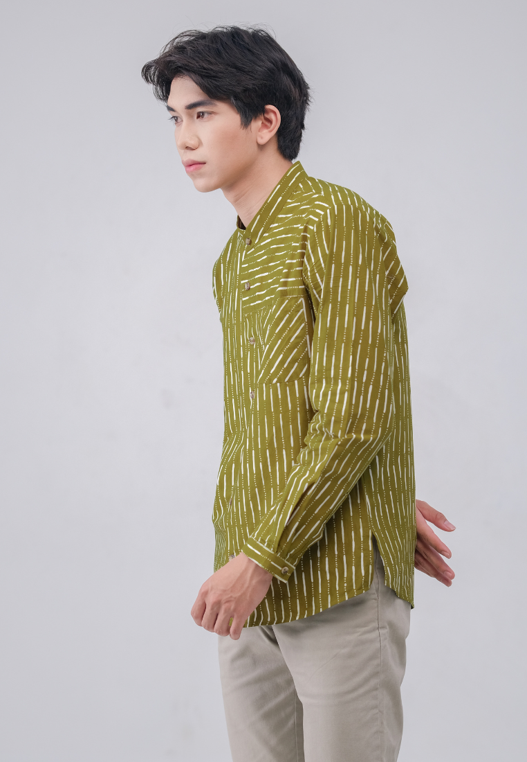 Bagas Men Shirt Olive