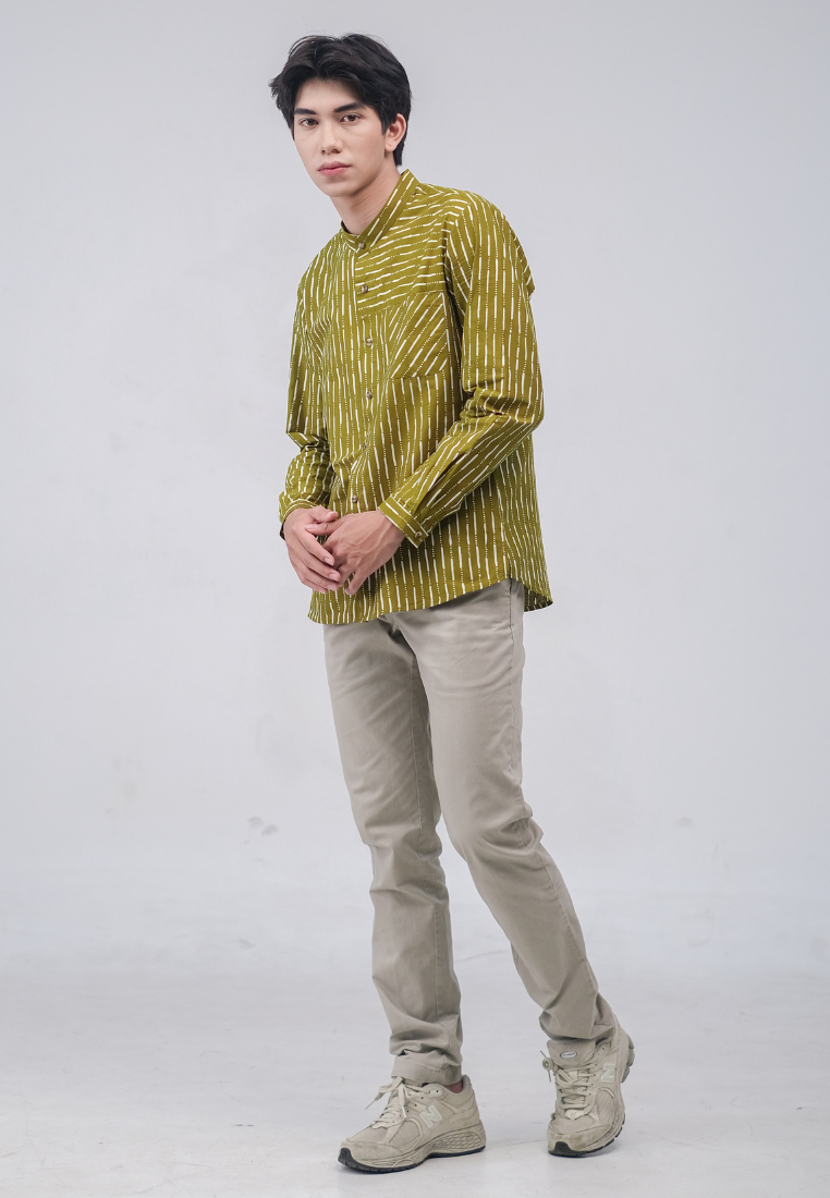 Bagas Men Shirt Olive