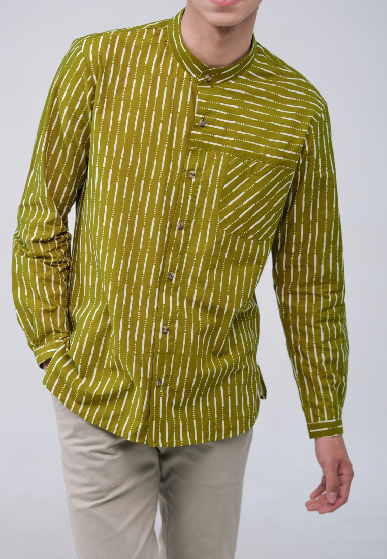 Bagas Men Shirt Olive