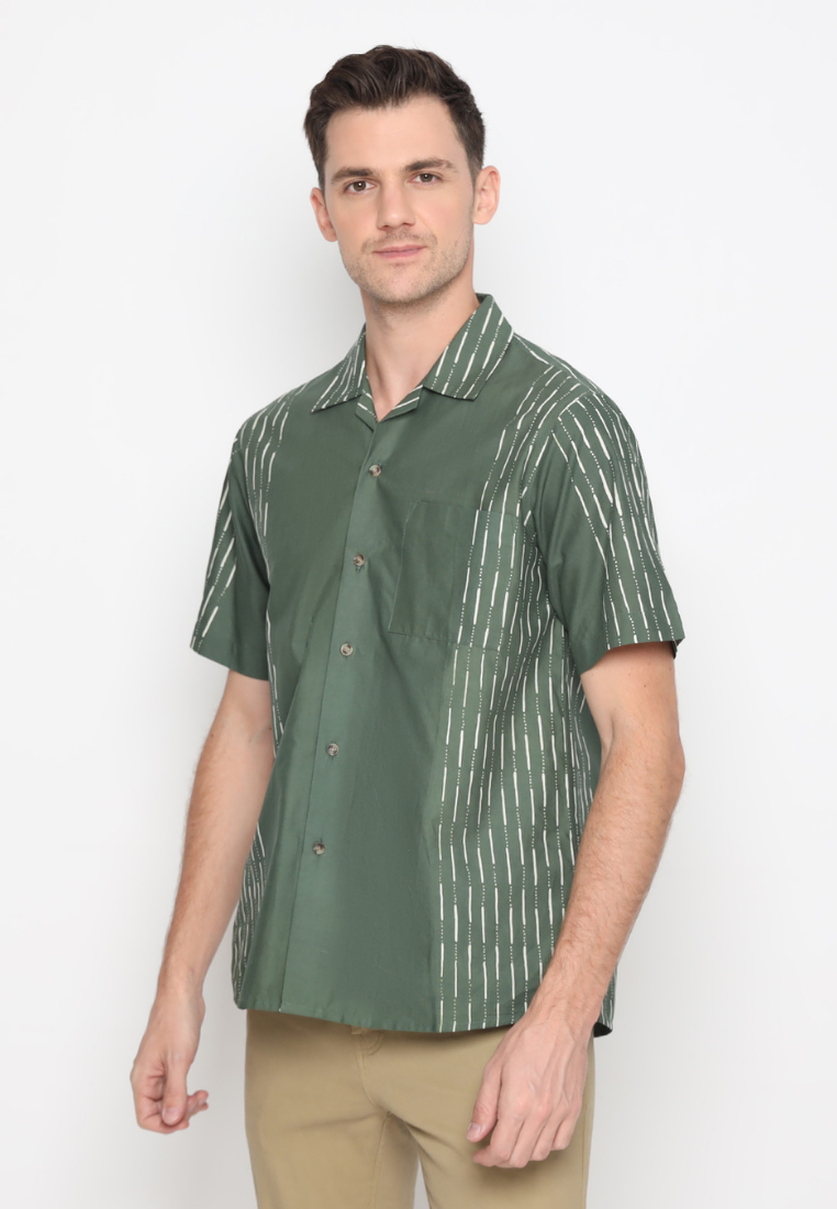 Catra Men Shirt Hujan Green
