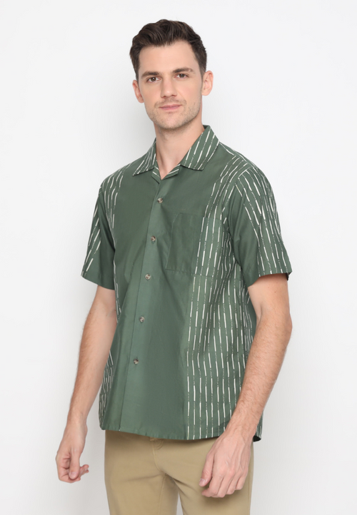 Catra Men Shirt Hujan Green