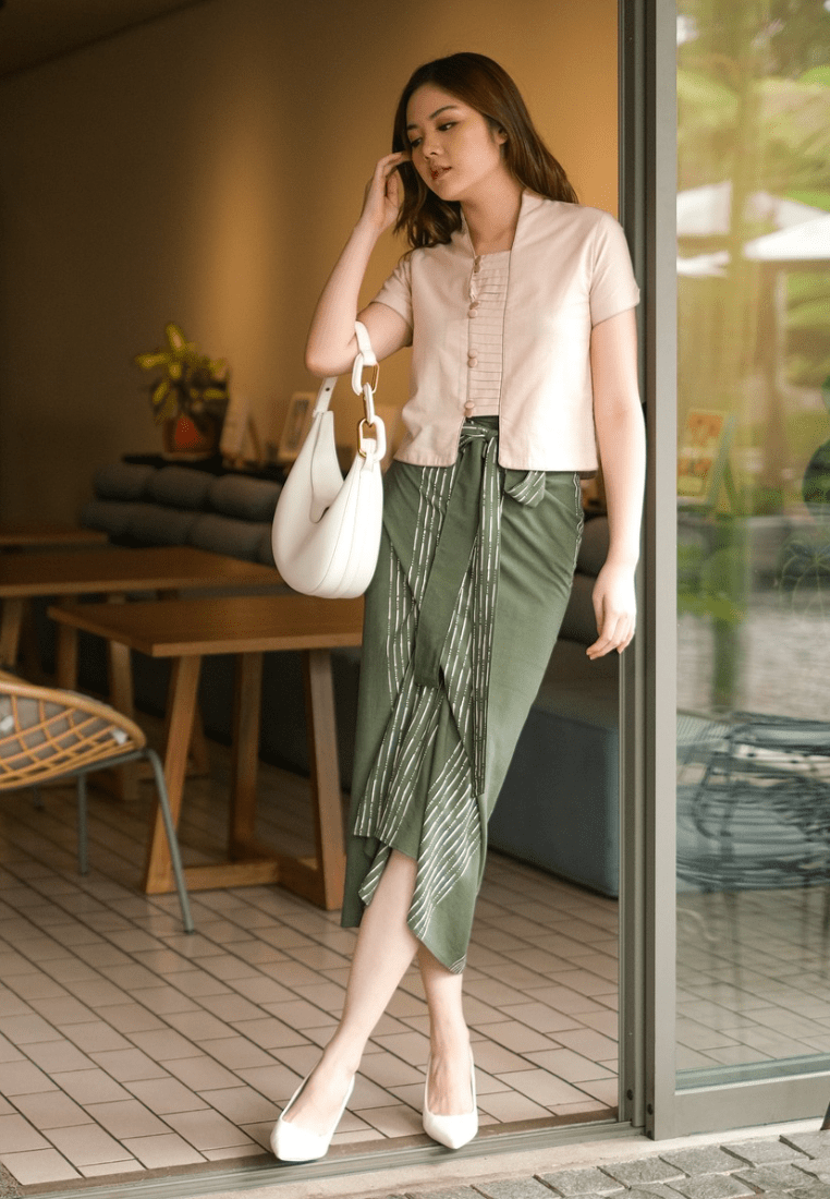 Ananta Warpskirt Hujan Green