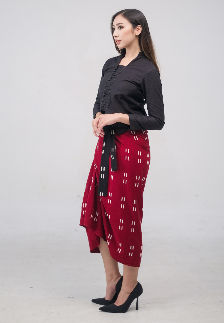 Eden Kebaya Tangan Panjang Black