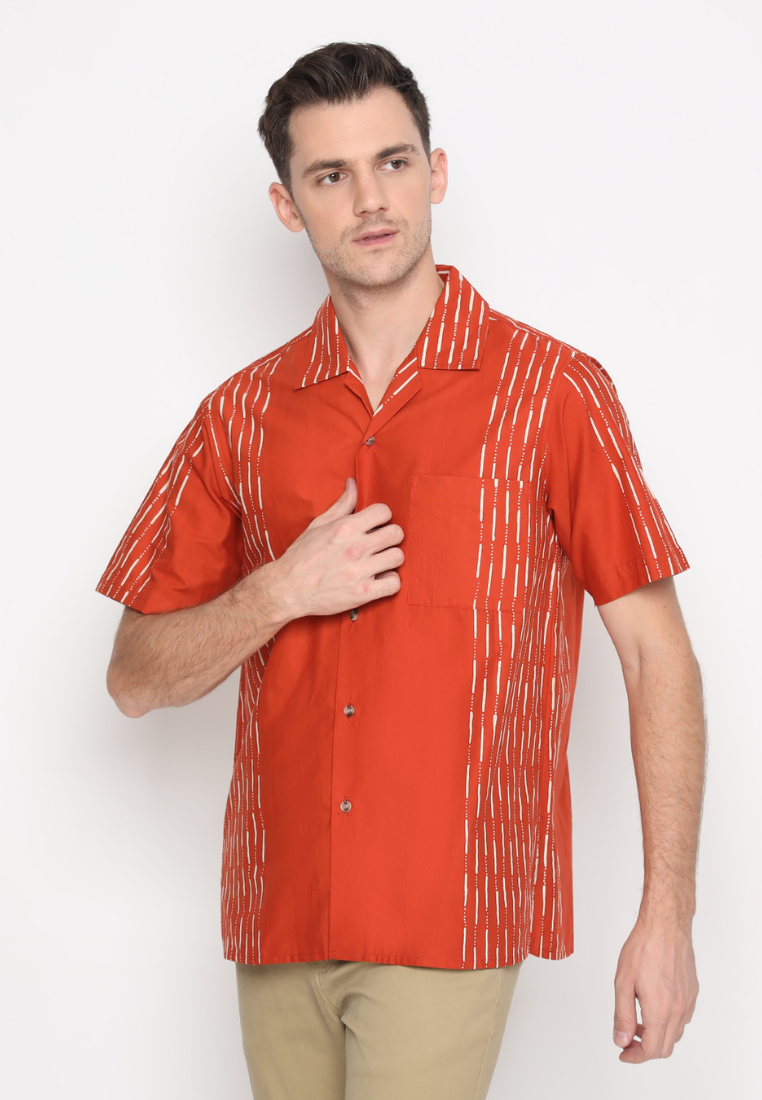 Catra Men Shirt Hujan Brick