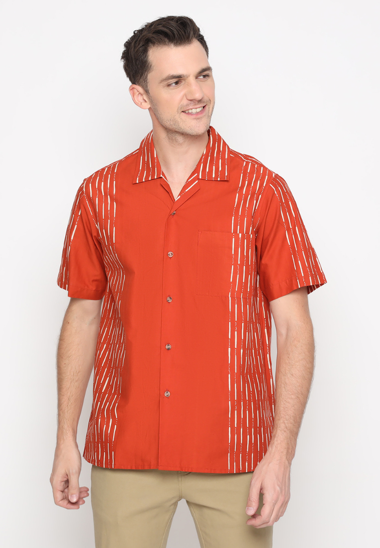Catra Men Shirt Hujan Brick