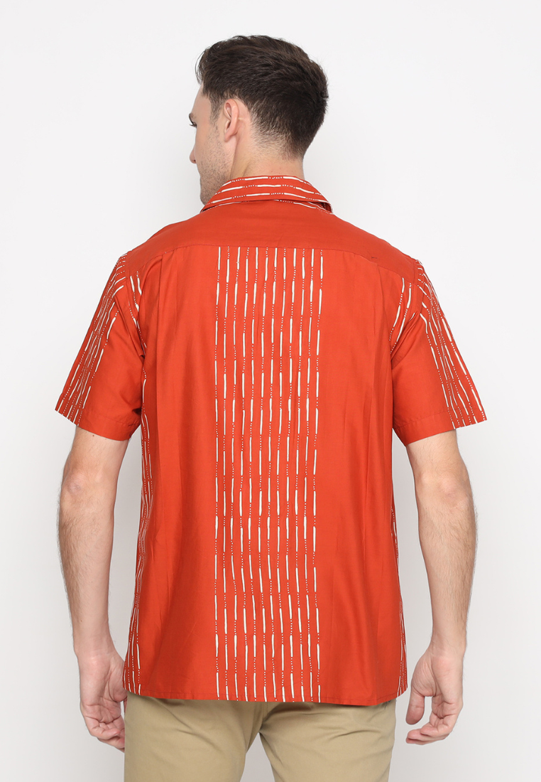 Catra Men Shirt Hujan Brick