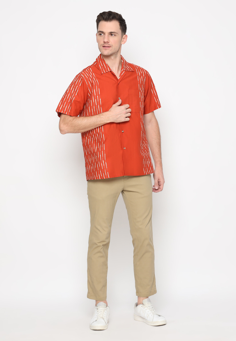 Catra Men Shirt Hujan Brick