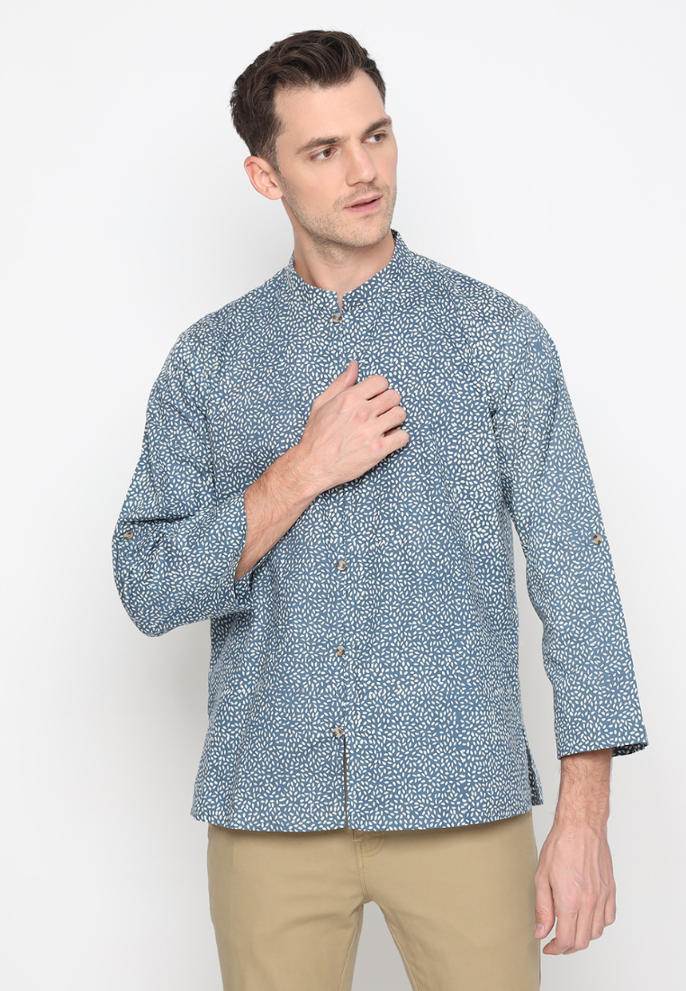 Lingga Men Shirt Blue
