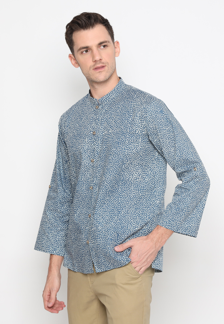 Lingga Men Shirt Blue