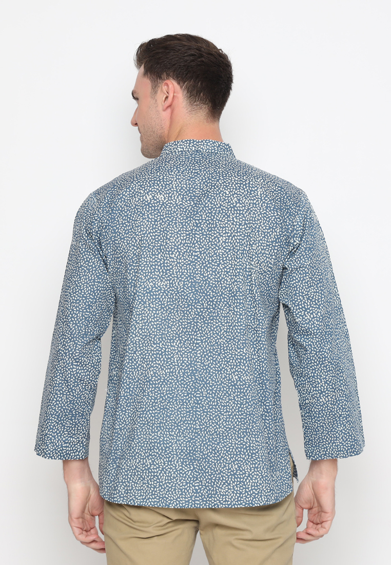 Lingga Men Shirt Blue