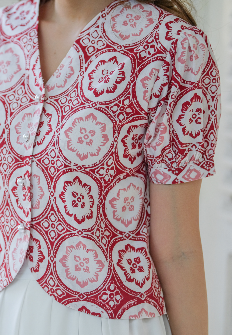 Olesia Blouse Red