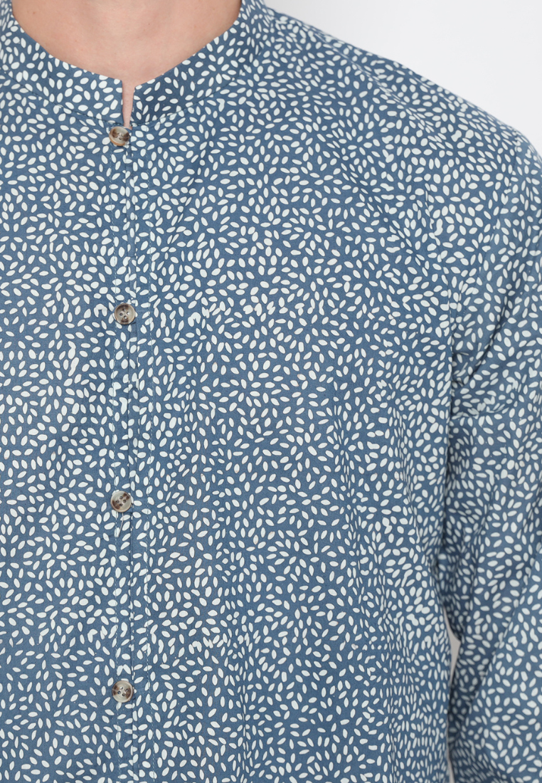 Lingga Men Shirt Blue