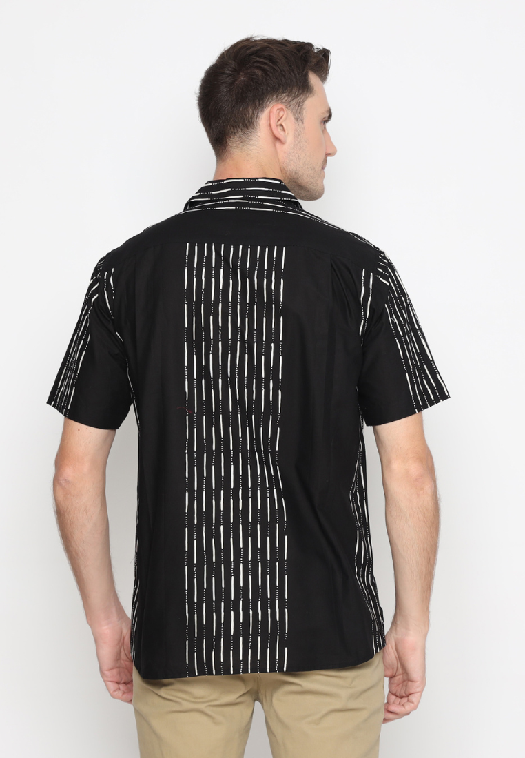 Catra Men Shirt Hujan Black