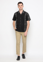 Catra Men Shirt Hujan Black