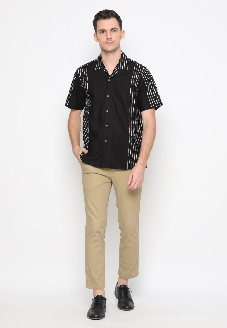 Catra Men Shirt Hujan Black