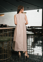 Gracy Maxi Dress Nude