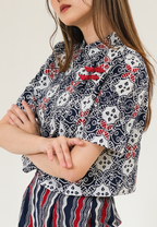 Atmari Outer Blouse Blue