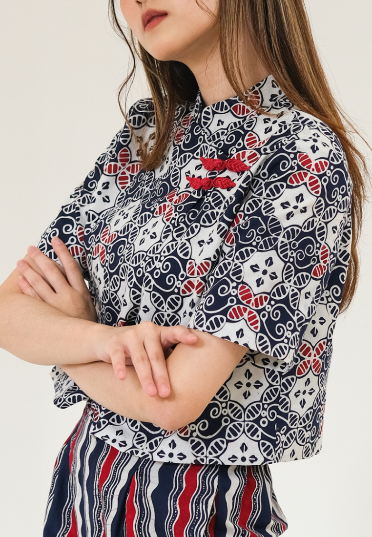 Atmari Outer Blouse Blue