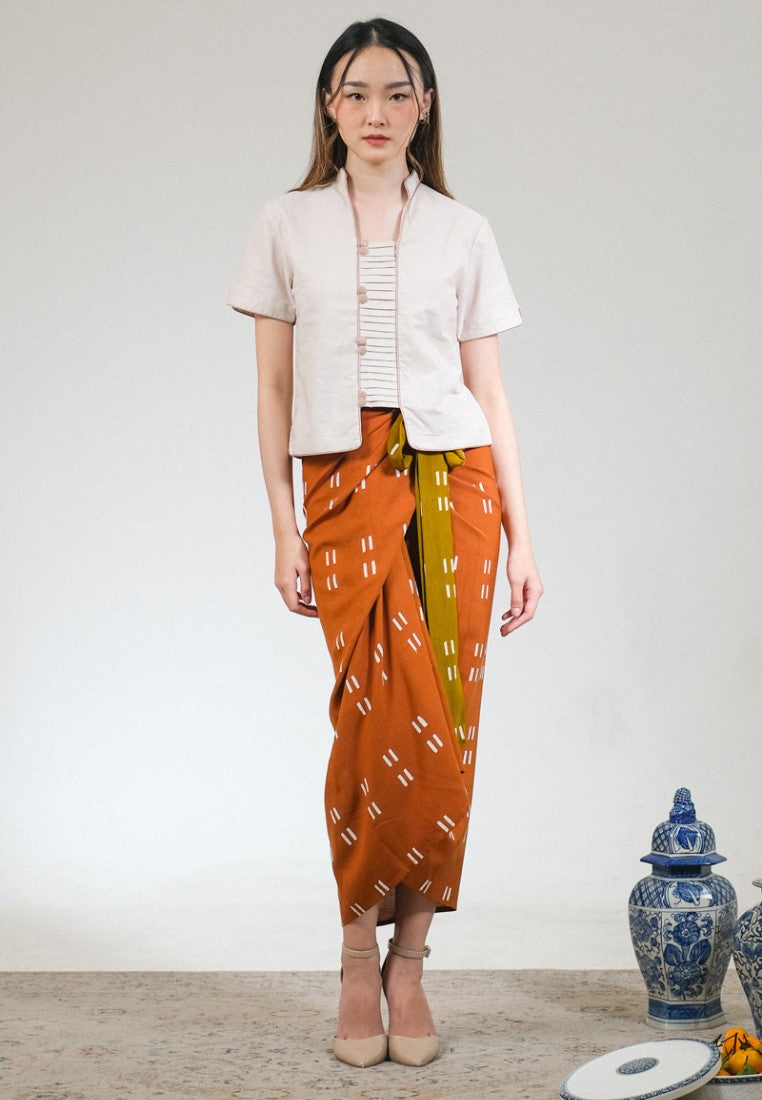 Eden Kebaya Tangan Pendek Nude