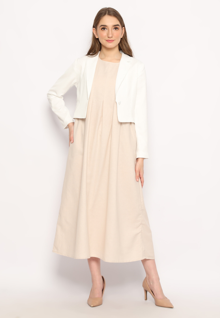 Vio Blazer Tangan Panjang White