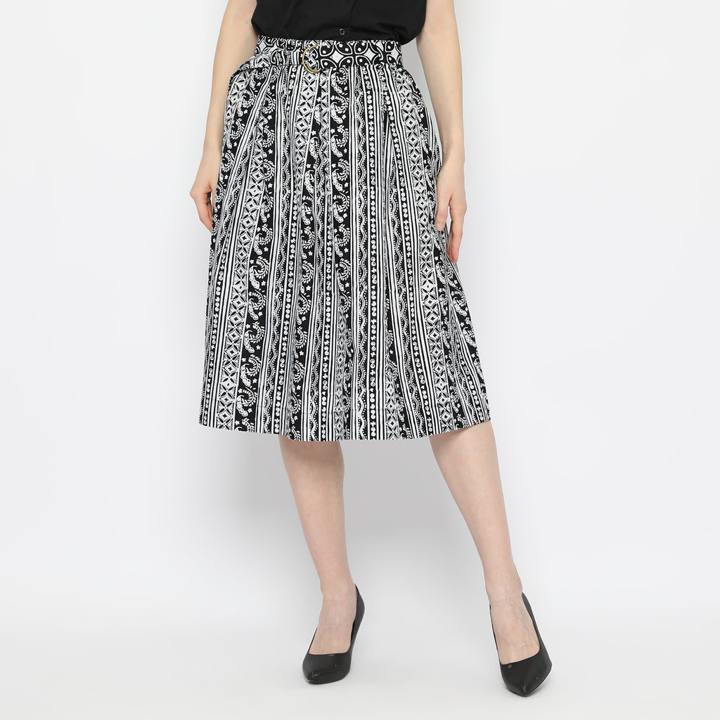 Gita Skirt Monokrom