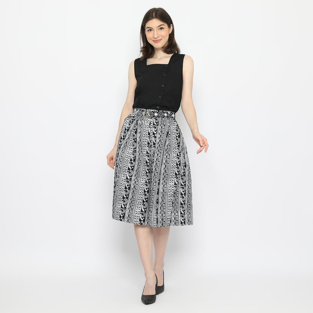 Gita Skirt Monokrom