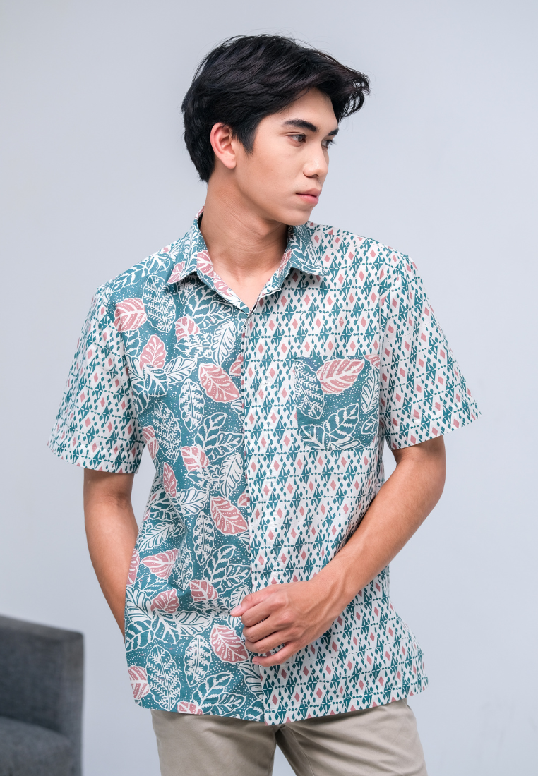 Aksa Men Shirt Green