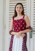 Mayang Tank Jumputan Red