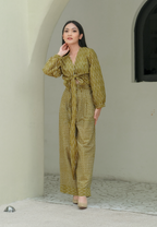 Nuria Pants Kawung Olive