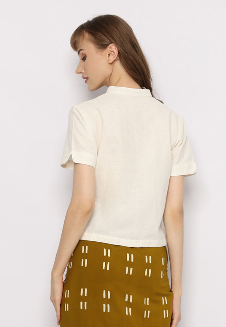 Eden Kebaya Tangan Pendek Offwhite
