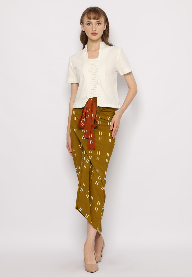 Eden Kebaya Tangan Pendek Offwhite