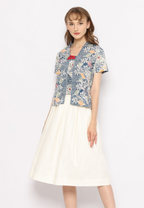 Setelan Mona Blue dan Gita Plain White
