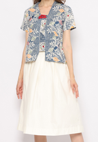 Setelan Mona Blue dan Gita Plain White