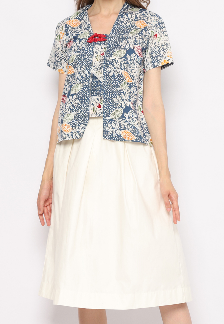 Setelan Mona Blue dan Gita Plain White