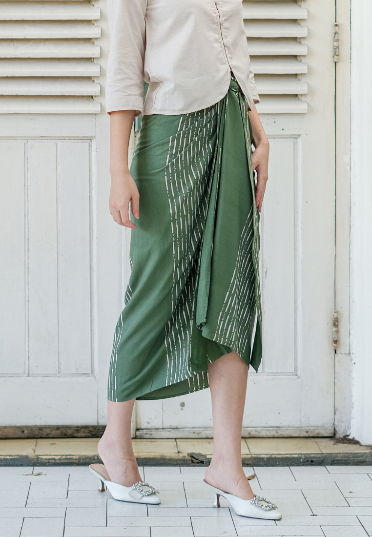 Ananta Warpskirt Hujan Green
