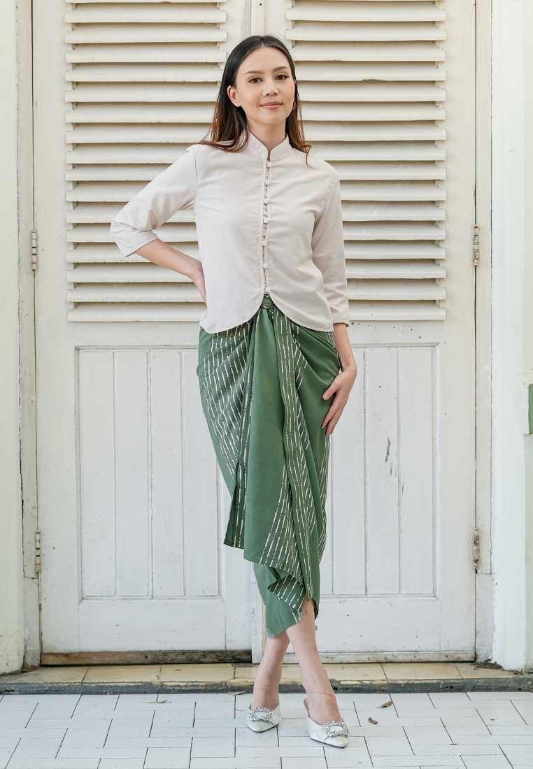 Ananta Warpskirt Hujan Green