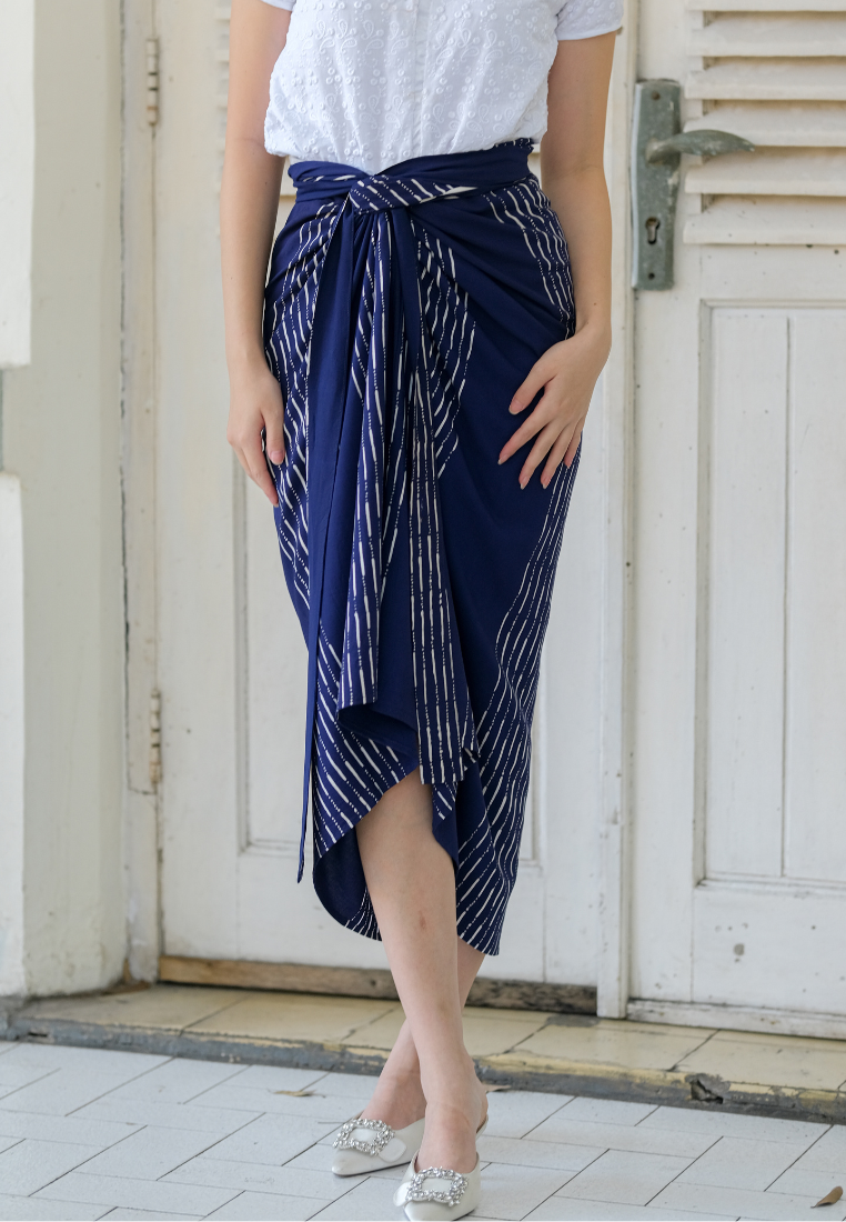 Ananta Warpskirt Hujan Navy