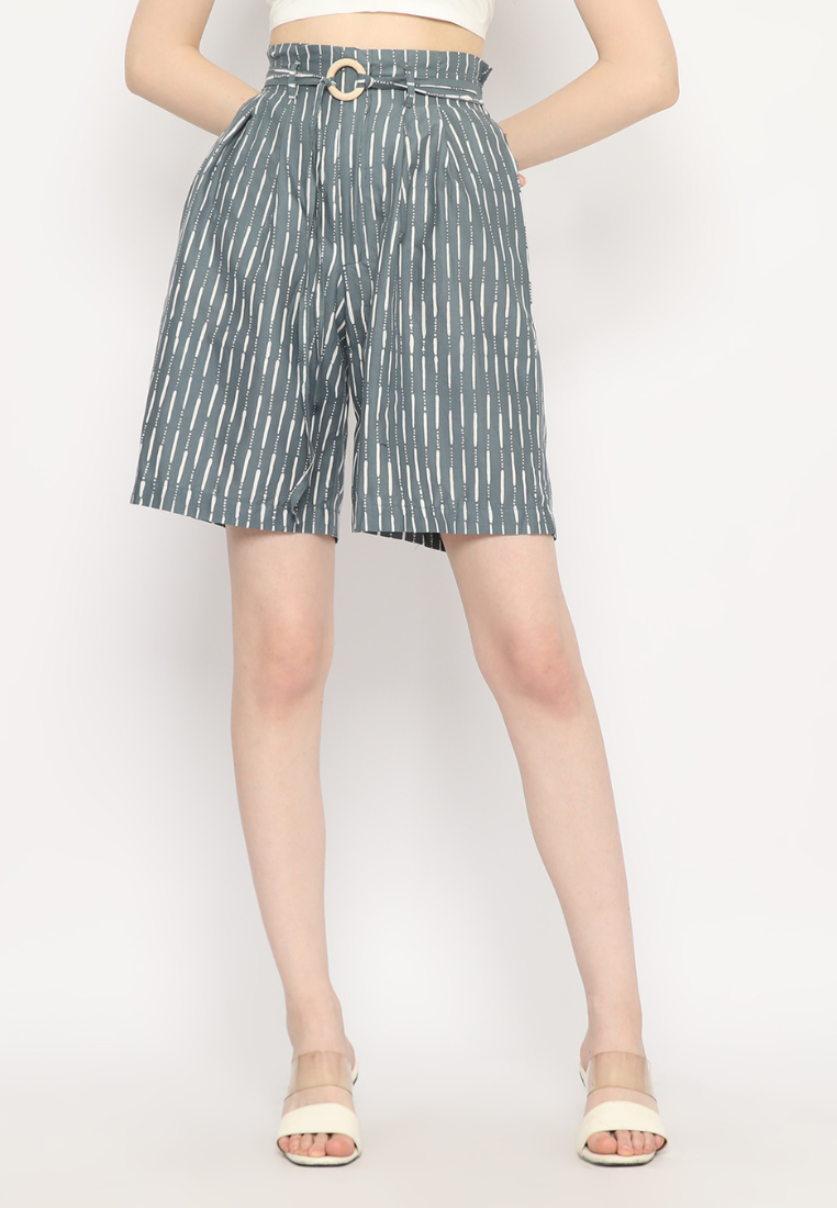 Nuria Midi Pants Grey