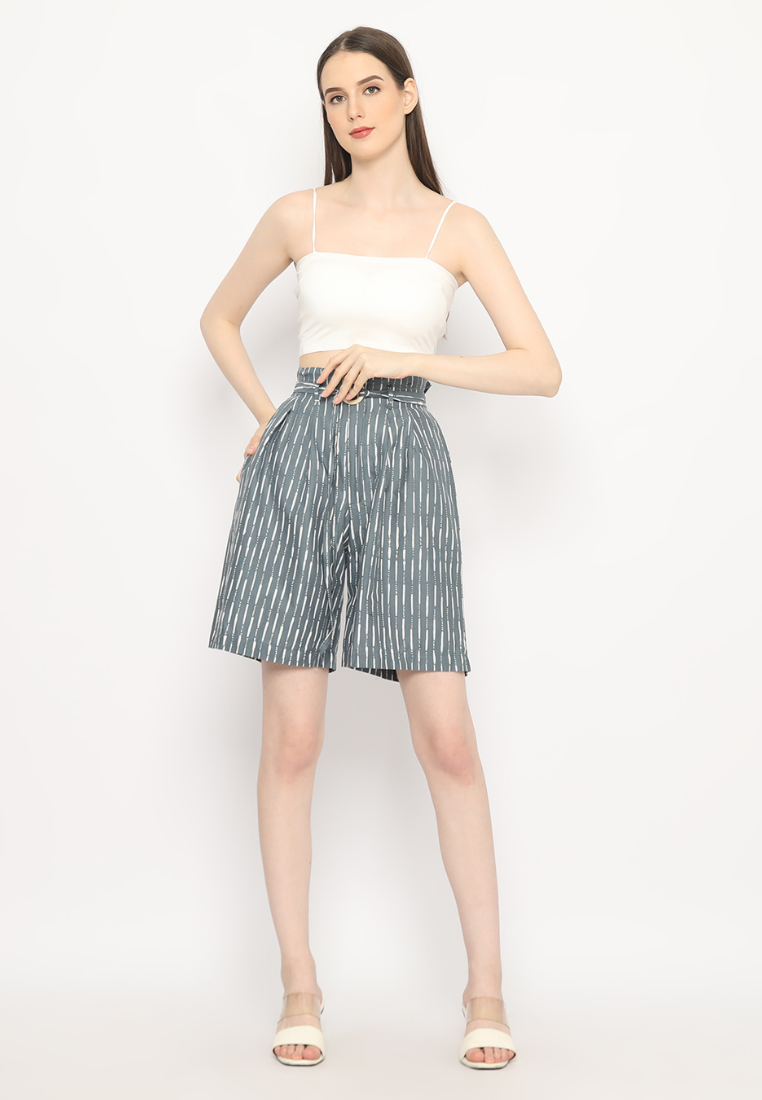 Nuria Midi Pants Grey