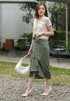 Ananta Warpskirt Hujan Green