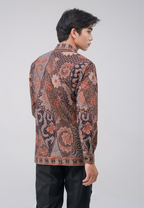 Abista Men Shirt Brown (Tanpa Furing)