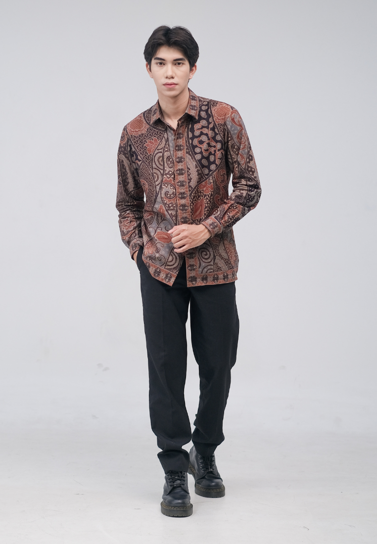 Abista Men Shirt Brown (Furing)