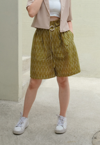 Nuria Midi Pants Olive