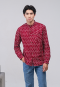 Bagas Men Shirt Maroon